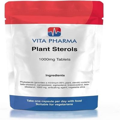 VITA PHARMA Plant Sterols 1000mg 365 Tablets, Healthy Cholesterol Levels, Balanced Lipid Levels, Circulatory Health, Heart Wellness
