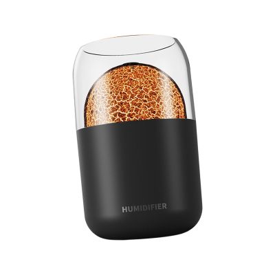 Sharplace Portable Humidifier Air Diffuser USB Atmosphere Light Humidifier Aroma Diffuser Essential Oil Diffuser for Office Large Room, Ball Black