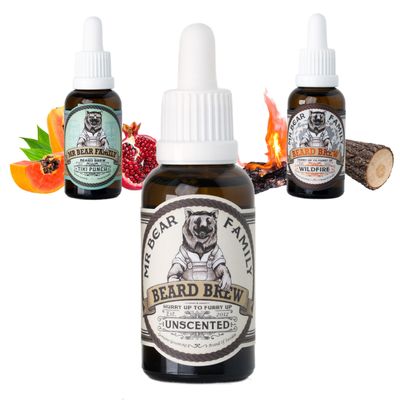 Natural Beard Oil for Men  Scented Beard Moisturiser Oil Contains Hydrating Jojoba + Argan Oils  Nourishing Mens Beards Softener for Healthier Hair Growth (Unscented, 30ml)
