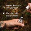 Natural Beard Oil for Men  Scented Beard Moisturiser Oil Contains Hydrating Jojoba + Argan Oils  Nourishing Mens Beards Softener for Healthier Hair Growth (Unscented, 30ml) view 2