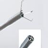 2 Pack of ALINNA Flexible Grabber Claw Pick Up Reacher Tool with 4 Claws Bendable Hose Pickup Reaching Assist Tool for Litter Pick, Home Sink, Drains, Toilet(24 Inches) view 2