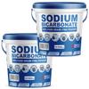 Baking Soda, Sodium Bicarbonate 100% Pure Food Grade Bicarb Bicarbonate Baking Soda Bucket for Cooking, Cleaning, Baking, Bath Bombs, Odours, Teeth MADE in UK by PSN (25KG), White view 1