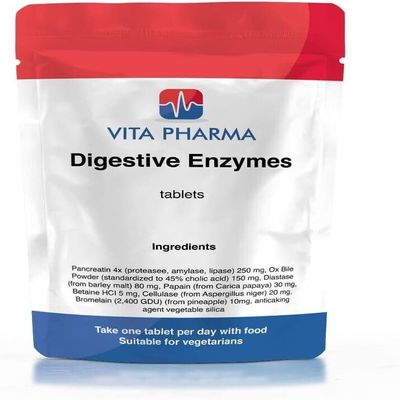 VITA PHARMA Digestive Enzymes 30 Tablets