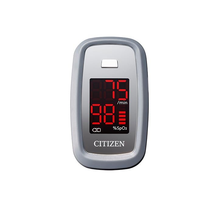 Citizen Finger Pulse Oximeter - Heart Pulse Rate & Saturation Level Blood Oxygen Monitor for Finger with Large Easy Read Display  Adults, Kids, & Home Use
