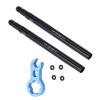 French Valve Extension, High Strength Portable Valve Stem Extender Corrosion Resistant Aluminum Alloy for Road Bike (80mm) view 3