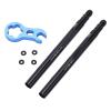 French Valve Extension, High Strength Portable Valve Stem Extender Corrosion Resistant Aluminum Alloy for Road Bike (80mm) view 4