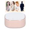 Electric Inverted Nipples Multiple Massage Modes Safe 6 Correction Protection Electric Flat Short Nipples 9 Levels Rechargeable for The Day (Pink) view 3