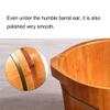 PACUM Bucket For Foot Bath,Sauna Accessories Sauna Bucket Water Bucket,Handmade Wooden Footbath Tubs,Foot Relaxing Barrel Present vision view 3