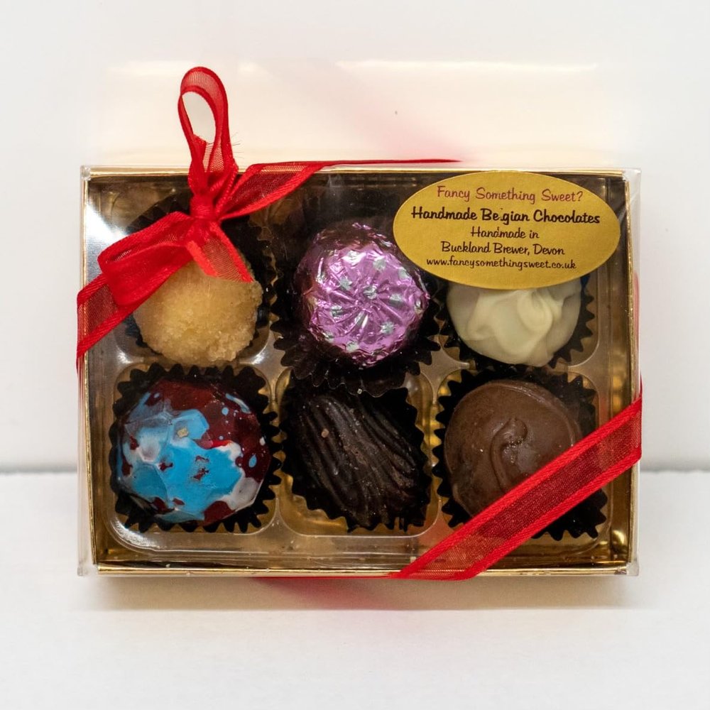 Handmade Chocolates and Truffles (mixed choc selection, 6 box)
