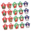 ABOOFAN 20pcs Christmas Candy Box Xmas Snowman Paper Container for Party Favors Holder Holiday Treats view 1