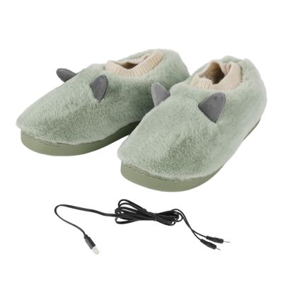 Eastuy USB Heating Slippers - Electric Heated Foot Warmer | Heated Foot Warmer, Microwavable Slippers, Heated Boots for Home, Relieving Foot Stiffness, for Women