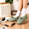 Eastuy USB Heating Slippers - Electric Heated Foot Warmer | Heated Foot Warmer, Microwavable Slippers, Heated Boots for Home, Relieving Foot Stiffness, for Women view 2