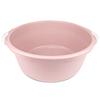 1Pcs Round Wash Basin Plastic Versatile Household Home Wash Basin for Face Cleansing, Home Kitchen Sink Outdoor IndoorMedium Pink view 1