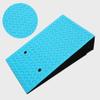 Agashi Rubber Curb Ramp, Heavy Duty Threshold Kerb Ramp for Loading Dock Bike Vehicle Warehouse Driveway Sidewalk Wheelchair, High 10-20Cm/Blue, Black/50 * 80 * 15Cm view 3