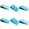 Agashi Rubber Curb Ramp, Heavy Duty Threshold Kerb Ramp for Loading Dock Bike Vehicle Warehouse Driveway Sidewalk Wheelchair, High 10-20Cm/Blue, Black/50 * 80 * 15Cm view 4