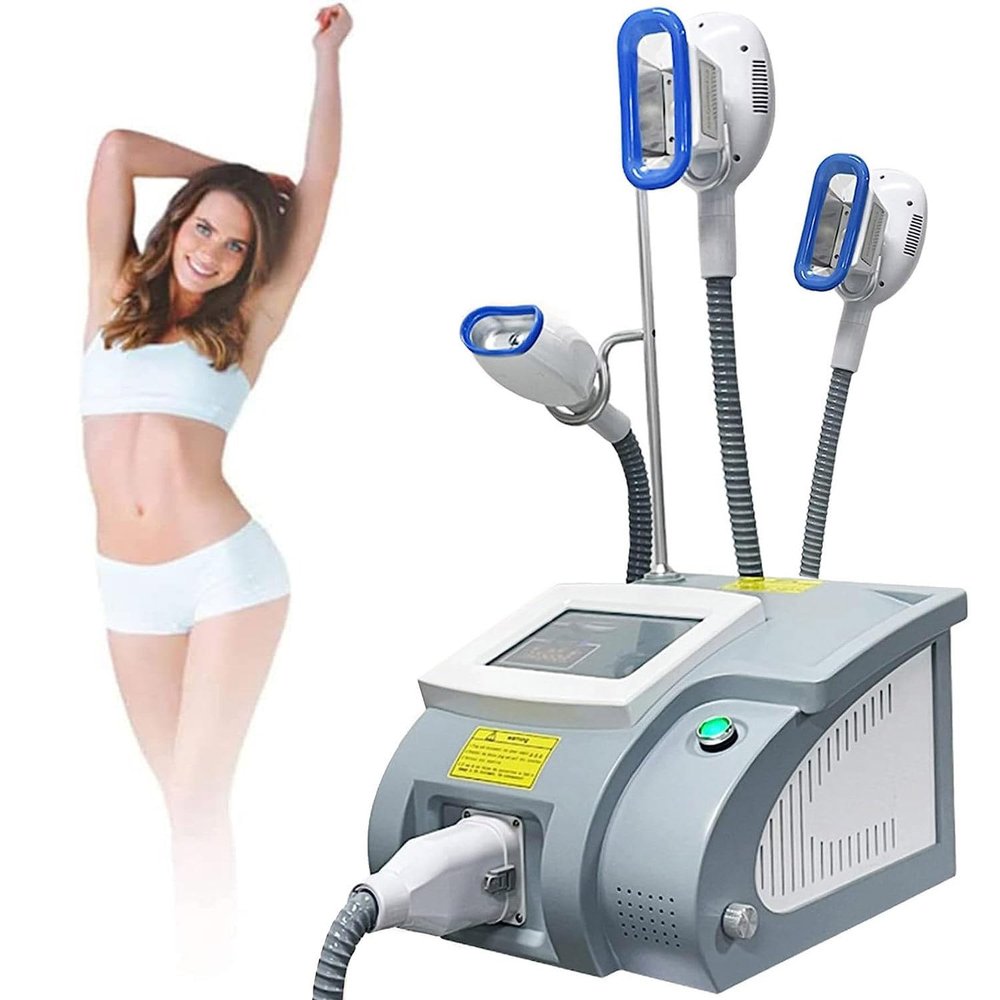 NOLLAM Cryolipolysis Slimming Machine Cryolipolysis Fat Freezing Machine Freeze Slimming Machine Cryolipolysis Fat Lipolysis Instrument Frozen Burst Fat Slimming Instrument with 3 Handles