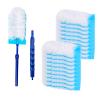 50 Sets Disposable Duster Refills Bulk, Extendable Heavy Duty Dusters Refills 360 Degree Multi Surface Dusting Brush Replacement Head with Handle for Cleaning Home, Blinds, Ceiling Fans view 1