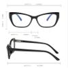 PARWANA Fatigue Relieve Eyeglasses Cateye Reading Glasses Women Blue Light Blocking Computer Readers Cat-Eye Flat Light Mirror (Color : Pink, Size : +250) view 3
