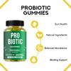 Probiotics Gummies for Adults and Kids - 60 Gummies - Vitamin C, B3, B5, B6 - UK Made Sash Vitality - Gut Health - Immune System Support - Digestive Support - Supports Oral Health (Pineapple Flavour) view 2