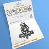 Cakeshop Cake Decoration Pack | Parrot Pirate Premium Double Sided Glitter Card Cake Topper Sign & 25g Party Pack of Cake Sugar Sprinkles | Custom Name & Age Cake Decorations (Black) view 4