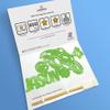 Cakeshop Cake Decoration Pack | Monster Truck Birthday Premium Double Sided Glitter Card Cake Topper & 25g Party Pack of Cake Sugar Sprinkles | Custom Name & Age Cake Decorations (Green) view 4