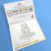 Cakeshop Cake Decoration Pack | Parrot Pirate Premium Double Sided Glitter Card Cake Topper Sign & 25g Party Pack of Cake Sugar Sprinkles | Custom Name & Age Cake Decorations (Light Silver) view 4