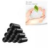 10 Litre Waste Bag,Portable PE Extra Strong Bin Liners with Handle,10 rolls black / 200 counts in total view 2