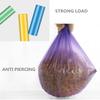 10 Litre Waste Bag,Portable PE Extra Strong Bin Liners with Handle,5 rolls multicolor / 100 counts in total view 3