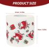 Ciieeo 4 Rolls Christmas Pattern Toilet Paper Decorative Toilet Paper for Bathroom Tissue Xmas Patterns for Home Office Use view 2