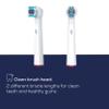 Beurer TB 30/50 Replacement Toothbrush Heads for Electric Toothbrush, Oral-B Compatible Brush Heads, Clean, Pack of 4, White Replacement Brushes view 3