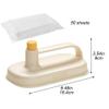 Casiler Kitchen Cleaning Brush Replaceable Disposable Magic Cloth with Handle Cleaning Cloth Wipes Portable Tableware Cleaning Rags view 4