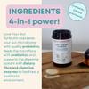 Love Your Gut Synbiotic Probiotic + Prebiotic Blend | Gut Health Supplement | Supports Digestion & Immunity | by Lee Holmes, Supercharged Food UK view 3