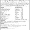 Whey Protein Isolate 90% - All Flavours (Vanilla - Stevia, 3kg) view 2
