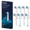 Beurer TB 30/50 Clean Electric Toothbrush Heads 8 Pack Toothbrush Heads Compatible with Oral-B Toothbrushes, White Replacement Brushes view 1