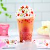 Popping Boba Set for Bubble Tea | Boba Kit Gift Set Contains 3 Flavours of Boba Pearls Making 9 Servings With 9 Paper Straws | Strawberry, Raspberry and Peach Bubbles | By The TeaShed view 3