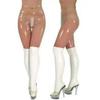 100% Latex Hose Rubber Trousers Sexy Long Pants with Zipper 0.4mm S-XXL-Other-XL view 1