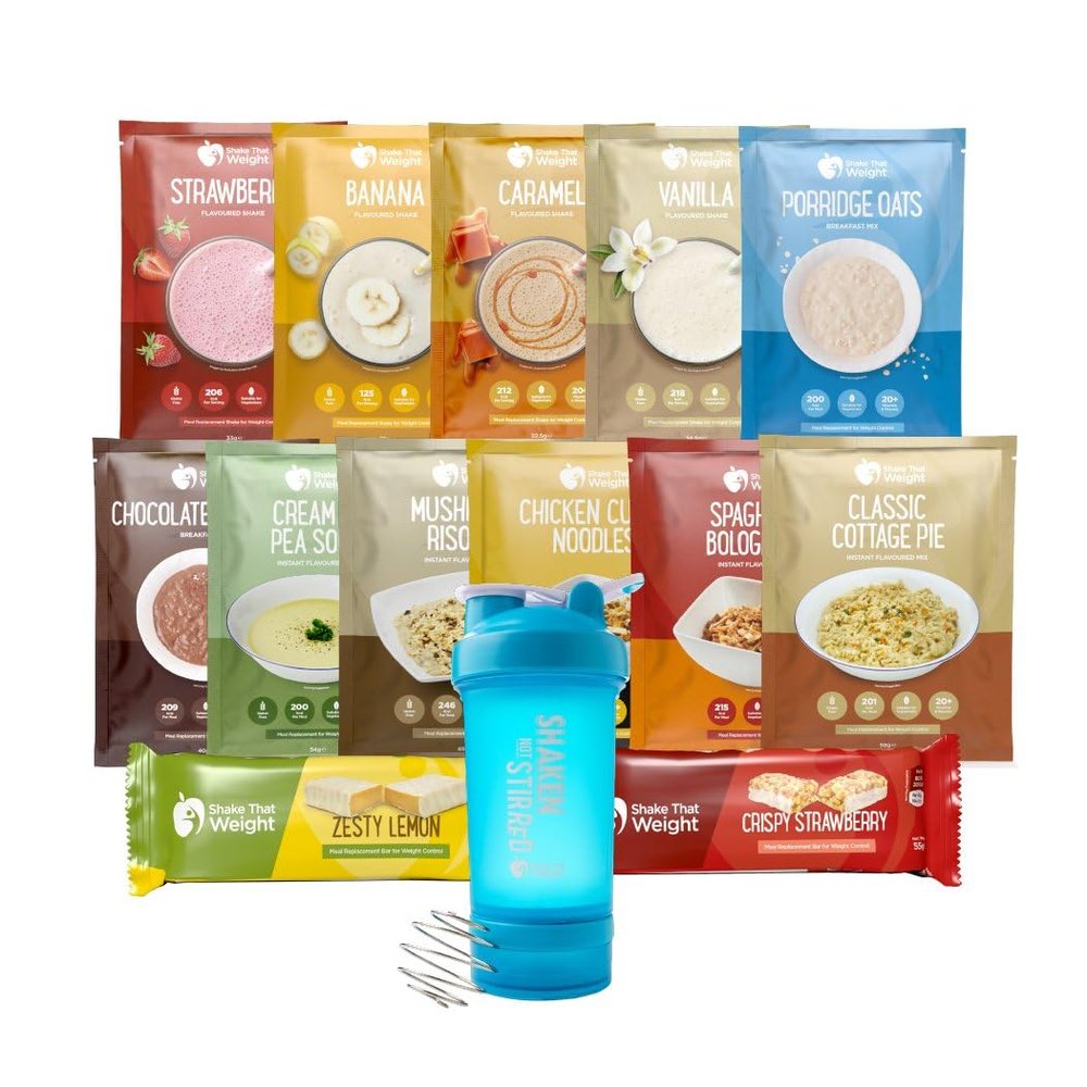 28x Total Plan Meal Bundle 1 Week 4 Meals per Day - Free Shaker Worth 9.99!