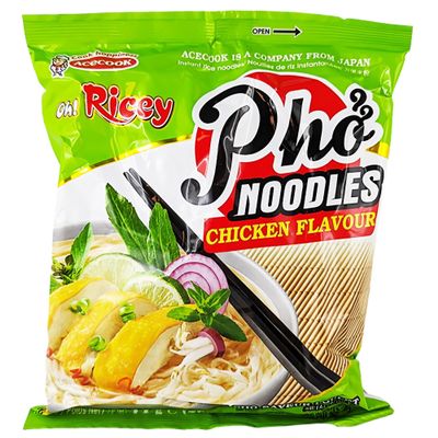 Acecook Pho Instant Rice Noodles with Chicken Flavour Pack of 24 (24 x 71 g)