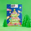 H!P Vegan Milk Chocolate Advent Calendar 2025 25 Plant-Based Oat Milk Chocolates in Two Festive Flavours Plastic-Free, Ethically Sourced & Sustainable Christmas Countdown 120g view 2