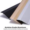 Agashi Indoor Threshold Ramps, Aluminum Alloy Curb Ramp for Doorways, Wheelchair Ramp Step Mat 1-4Cm Rise Channel for Sweeping Robot Luggage/B/160 * 10Cm view 3