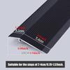 Agashi Threshold Ramps, Indoor Sweeping Robot Curb Ramp Step Mat for Doorways, for 2-4Cm Height Ramp, Wheelchair Ramp Door Step Accessible Channel/C/110 * 10Cm view 2