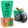 Compost Bags 1.3 Gallon,100 Count,Compostable Small Trash Bags for Kitchen Countertop Compost Bin 0.75, 1,1.2, 1.3Gallon,ASTM D6400, US BPI and Europe OK compost HOME certified view 1
