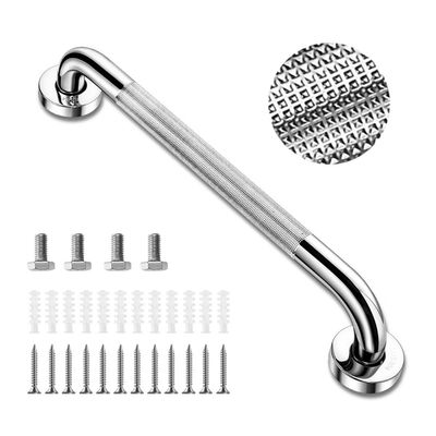 304 Stainless Steel Non-Slip Bathroom Grab Bar,Safety Hand Rail Support with Anti-Slip Particle,Handicap Elderly Senior Assist Bath Handle (50cm)