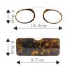 Armless Reading Glasses, Legless Nose Clip Reading Glasses, Reading Glasses with Universal Pod Case for Men And Women view 2