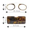 Armless Reading Glasses, Legless Nose Clip Reading Glasses, Reading Glasses with Universal Pod Case for Men And Women view 2