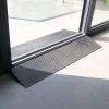 Agashi Threshold Ramp, Rubber Cuttable Wheelchair Ramp, Non-Slip Solid Rubber Threshold Ramp for Doorways,Driveways,Bathroom,Scooter/90 * 8 * 0.8Cm view 2