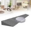 Rise Threshold Ramp, 1-10cm Portable Threshold Ramps, Ramps for Wheelchair Scooter Sweeping Robot, Non-Slip Textured Surface, for Bike, Wheelchair, Cleaning, Robot, Garage, Warehouse (Color : Gr, S view 1