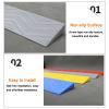 Rise Threshold Ramp, 1-10cm Portable Threshold Ramps, Ramps for Wheelchair Scooter Sweeping Robot, Non-Slip Textured Surface, for Bike, Wheelchair, Cleaning, Robot, Garage, Warehouse (Color : Gr, S view 3