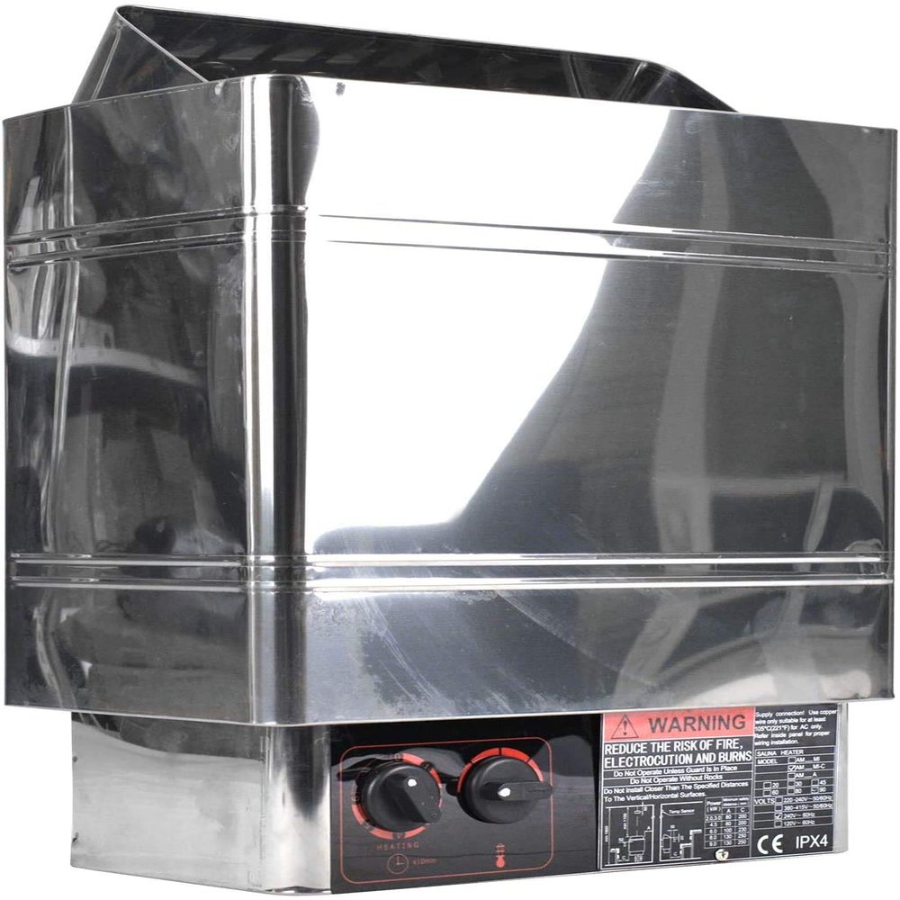 Home Sauna,Sauna Heater 9KW,Home Spa Dry Steam Bath Sauna Heater Stove 220V-240V with Internal Controller Electric Sauna Stove for Max.459 Cubic Feet