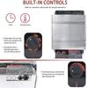 Home Sauna,Sauna Heater 9KW,Home Spa Dry Steam Bath Sauna Heater Stove 220V-240V with Internal Controller Electric Sauna Stove for Max.459 Cubic Feet view 3